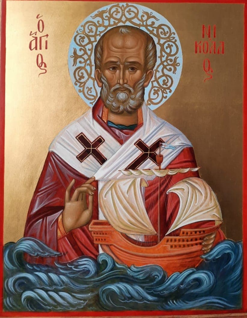 Икона святителя Николая Чудотворца — покровителя моряков